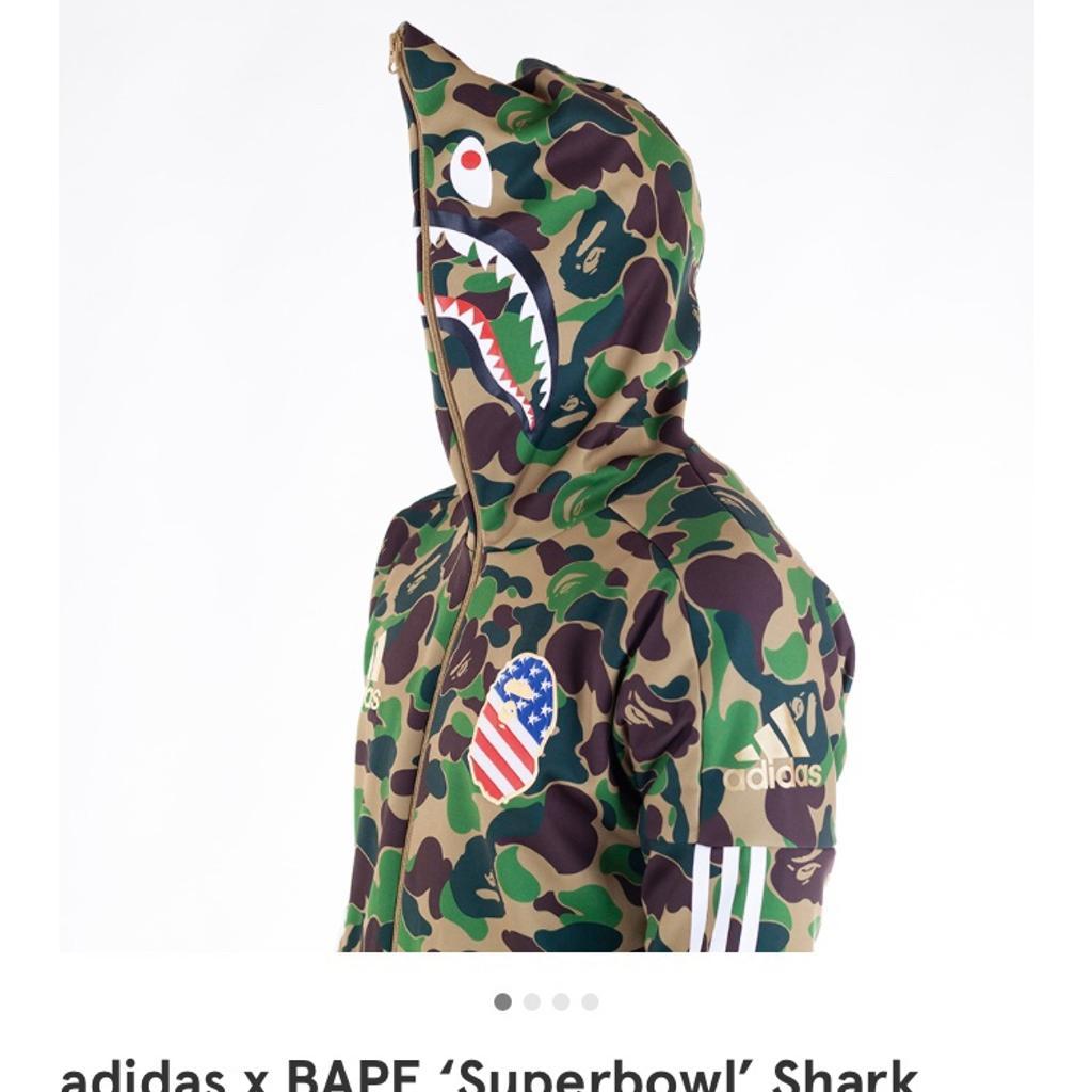 Adidas x Bape Shark Hoodie Gr. M in 60433 Frankfurt am Main fur 270 00 zum Verkauf Shpock DE