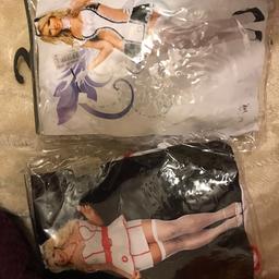 2 sexy costumes , new . Never worn . Both for 10 , or 6.00each. One size .