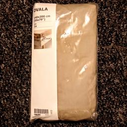 Dvala Ikea fitted sheet 140x200cm.
Beige.
100% cotton.

Offers welcome. Needs to go asap.

Selling as moving.
Check out my other items.