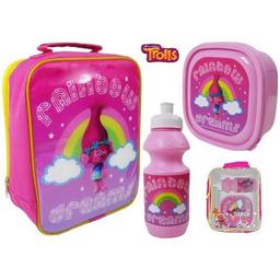 Brand new trolls lunch bag
Includes:
Lunch bag
Lunch box
Bottle