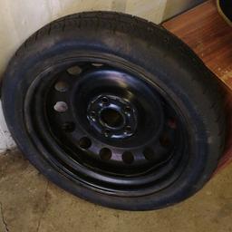 Selling 16 inch spare wheel from seat leon 2007 used perfect condition. Fits all vw os skoda but check before.
