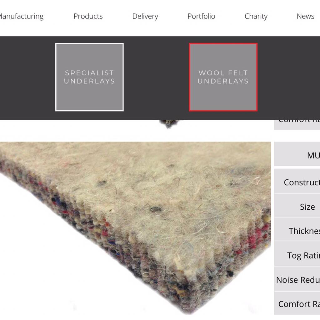 Wilsons wool carpet underlay in St Edmundsbury for £20.00 for sale Shpock