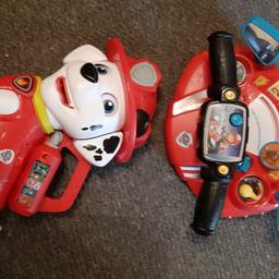 good condition. there is one bone missing from the alphabet paw patrol other than that both works fine