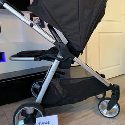 Mamas and Papas Armadillo Flip XT2 black pram/pushchair with carrycot. Excellent used condition, the fabrics have always been used with a liner so in excellent condition, the frame has a couple of slight scratches from use but nothing major. The pushchair has been very well looked after, sad to see it go but it’s no longer needed. Collection from Browney, Durham I cant deliver sorry. Will sell separately. (The carrycot is in storage I will try to get actual photos before sale)