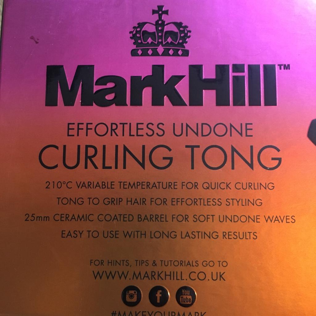 Mark hill effortless shop undone curling tong