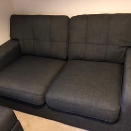 Charcoal grey sofa from DFS 
Not been used much at all as in a spare room