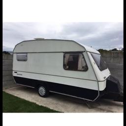 2 birth caravan.  Bought off here but to big for the drive. Great project.  £250 no offers