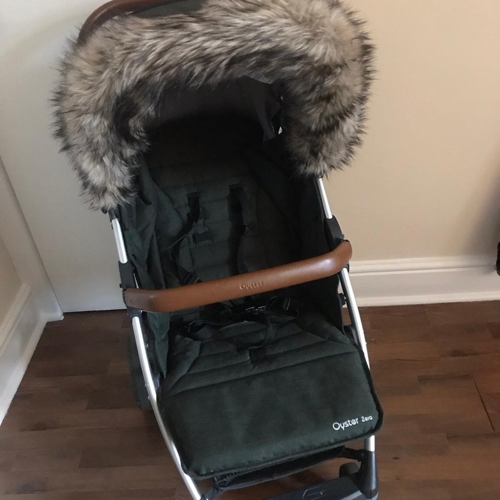 Oyster zero clearance footmuff olive