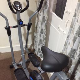 Cross trainer exercise bike. 

Fully working. 

Collection only