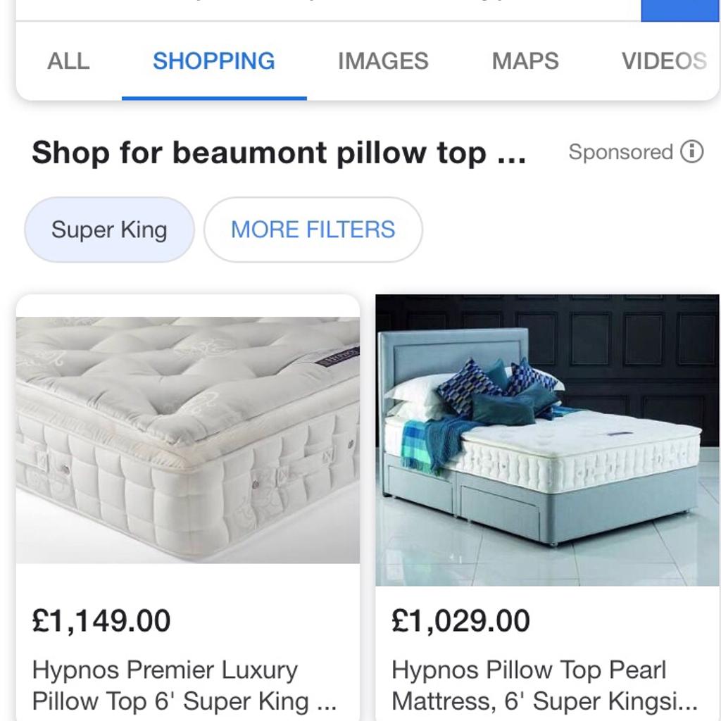 Beaumont pillow cheap top mattress