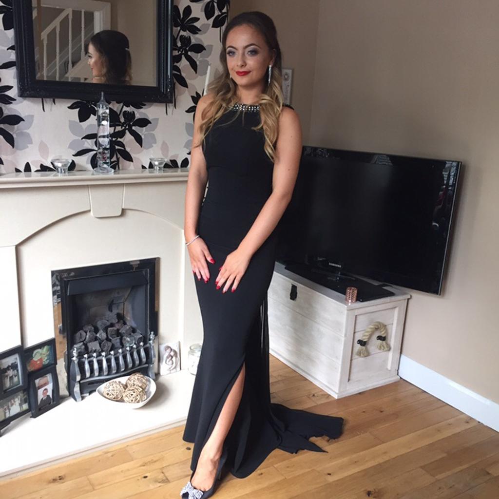 PROM DRESS. Black Pia Michi designer dress in M28 Salford for 250.00 for  sale | Shpock