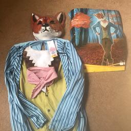 Rubies Fantastic Mr FoxCostume. age 7-8
Excellent condition. Mask, shirt with fluffy chest and neck chief.
Sold as shown.
Collect from Banstead Surrey or will post- buyer pays postage £3
