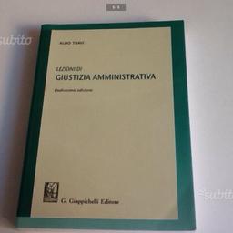 Lezioni di giustizia amministrativa, dodicesima edizione. Di A. Travi in perfetto stato, nuovo.