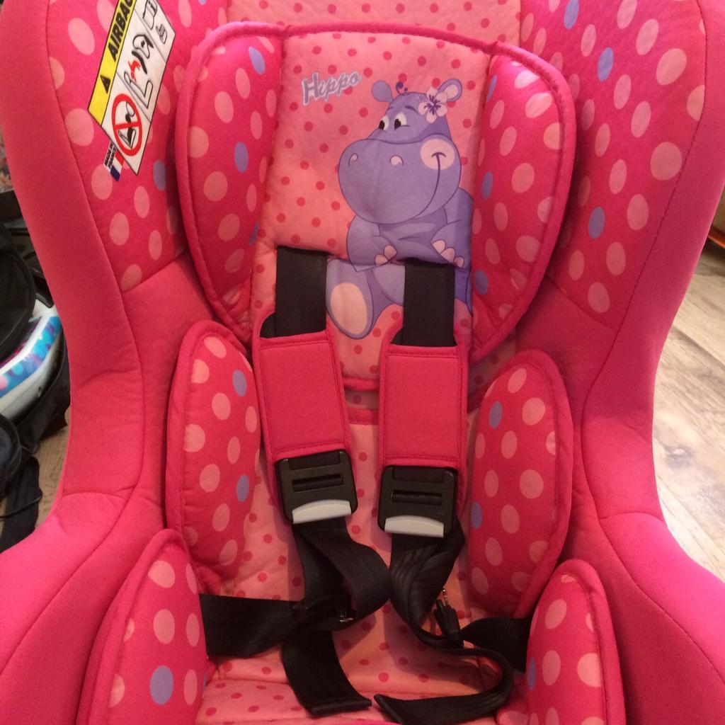 Group 0 1 baby car seat Nania pink hippo in CO9 Braintree f r 25
