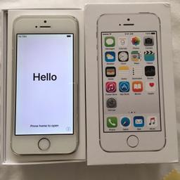 IPHONE 5s on Vodafone immaculate condition, no marks as it has always had protected glass on it and still has, been kept in a phone case back up to no show, i have a new phone so dont need this one.