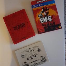 Verkaufe hier Red Dead Redemption2 in der Ultimate Edition für die PS4.
Steelbook
Die Codes wurden leider schon eingelöst.
Versand und Abholung möglich.
Paypal vorhanden
Preis ist mit Versand