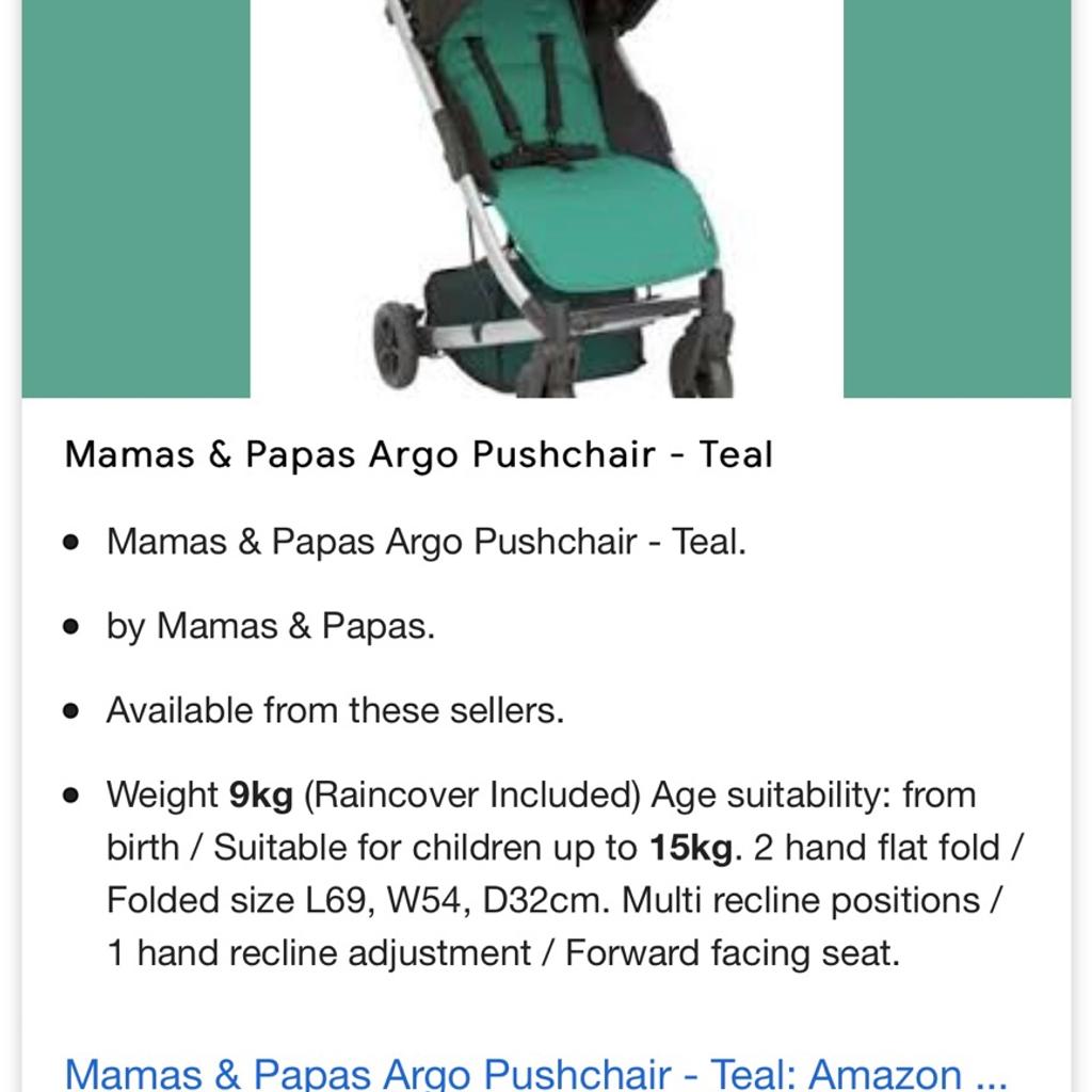 Mamas and papas argo hot sale pushchair