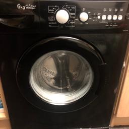 Washing machine for sale 6KG works fine but draw needs a clean and leaks slightly underneath but could be due to my pipe work