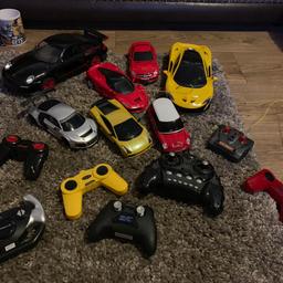 Bundle of working remote control cars
