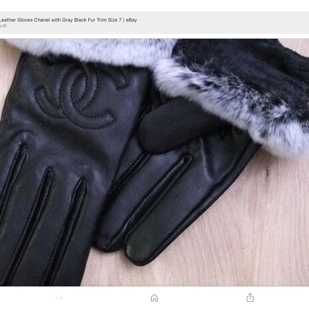 Chanel Leather Vip Gloves