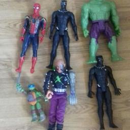 Various action figures in good condition