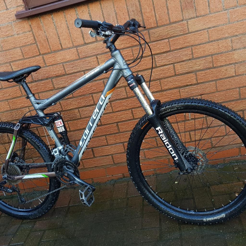 Carrera banshee full sus mountain bike 26