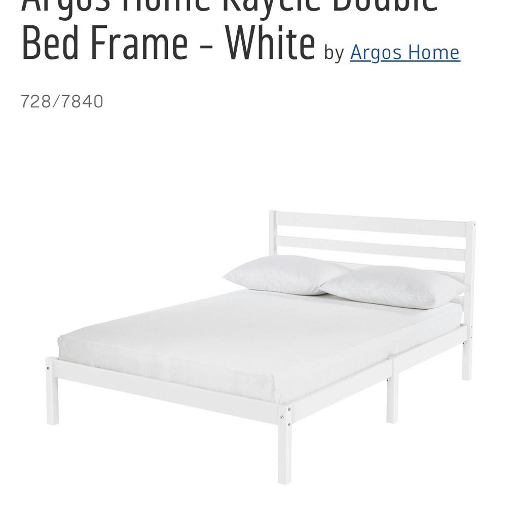 Double white bed frame in EN3 Enfield für £ 40,00 zum Verkauf Shpock AT
