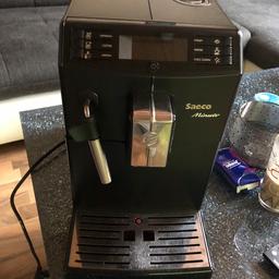 Verkaufe einen gebrauchten Saeco Minuto Kaffeevollautomat. Er war regelmäßig in Gebrauch und hat mir immer lecker Kaffee gemacht. Wegen Neuanschaffung zu verkaufen. NP 285 €