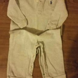 very good condition grey Ralph romper. from snokefree home & excellent condition