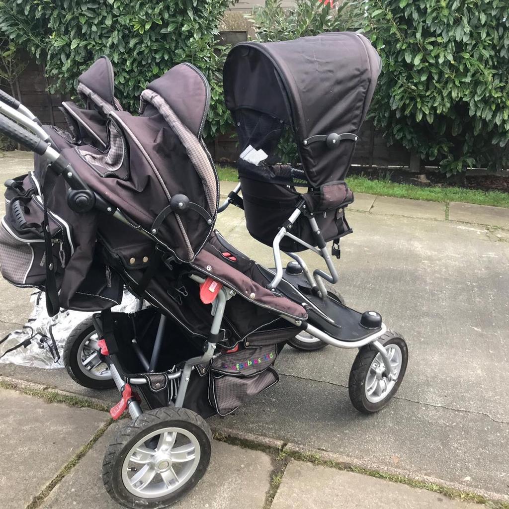 T3 triple clearance stroller