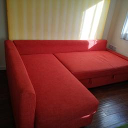 IKEA sofa bed in a good condition. Converts to large bed, has a storage compartment and you can put the corner unit on either sides.

Collection only (Northfleet).
£100 but opened to offers as it needs to go ASAP due to moving.
