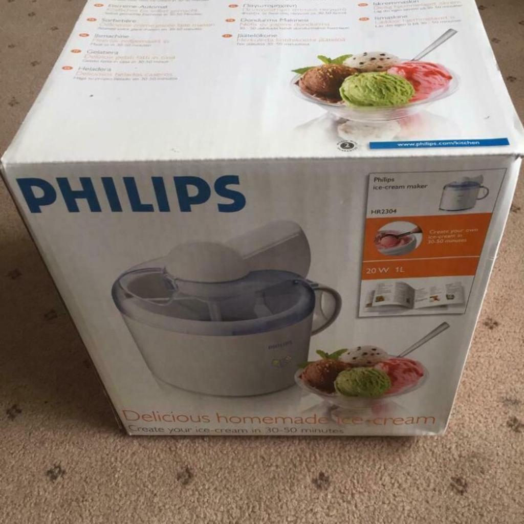 Philips ice cream maker boxed bargain in B34 Birmingham for