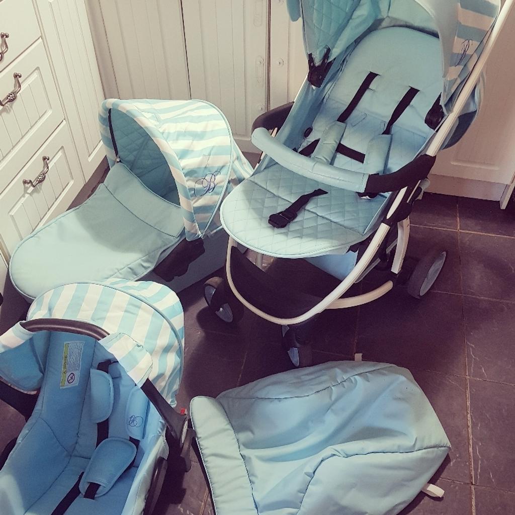 My babiie best sale travel system blue