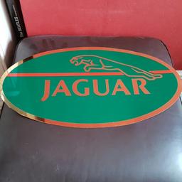 Lovely Jaguar tin plate sign 24 inches by 13.5 inches couple of dinks but in good condition
postage in uk £5.95