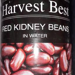 Harvest Best  Red Kidney  Beans  In Water 8 cans Best Before End  May  2019