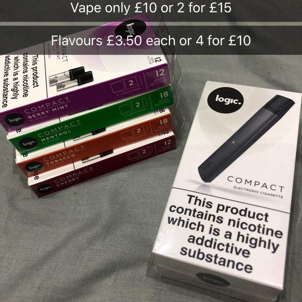 Logic. Compact vape e cig in EC2V fr  10,00 zum Verkauf | Shpock AT