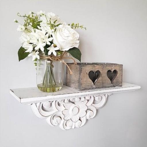 Buy & Sell North West London Willesden Green - North West London - Photos for ** SHABBY CHIC DISTRESSED FILIGREE SHELF **