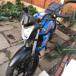 Fantastic bike, 
Sounds great
2017 plate Mot till 2020 
Logbook is in the post arriving shortly 
Learner legal and CBT friendly
Great bike to start off with 
Selling due to needing a car for family purposes 
£800 ono