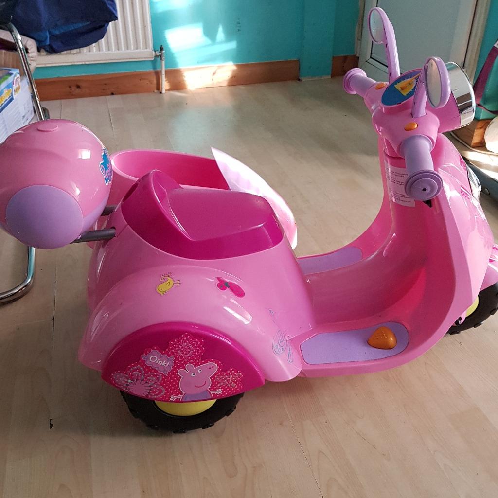 Peppa pig 6v battery operated online motorbike