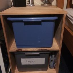 This was a 6 section unit that was cut down to be a bedside cabinet, so the edges on one side aren’t perfect. Few marks as would be expected on bare wood. Price to reflect this. 

Boxes not included. 

Collection only from West Bletchley