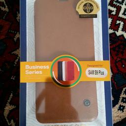 G-case Retro Slim Leather Wallet Card Case Flip Cover For Samsung Galaxy S9 Plus. 

This is the best leather case cover ever. Made of High Quality Leather by G-case ( casephone. com).

This a unwanted gift.

Cash and collection only
Item location: Harrow HA3