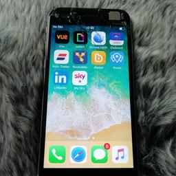 For sale is my iPhone 6, it has been dropped but still works fine - includes charger and box.

Phone will come with garuntee regarding it 100% genuine sale and proof of ownership 

Sold as seen due to having a broken screen. 

Phone would be fine with new screen.