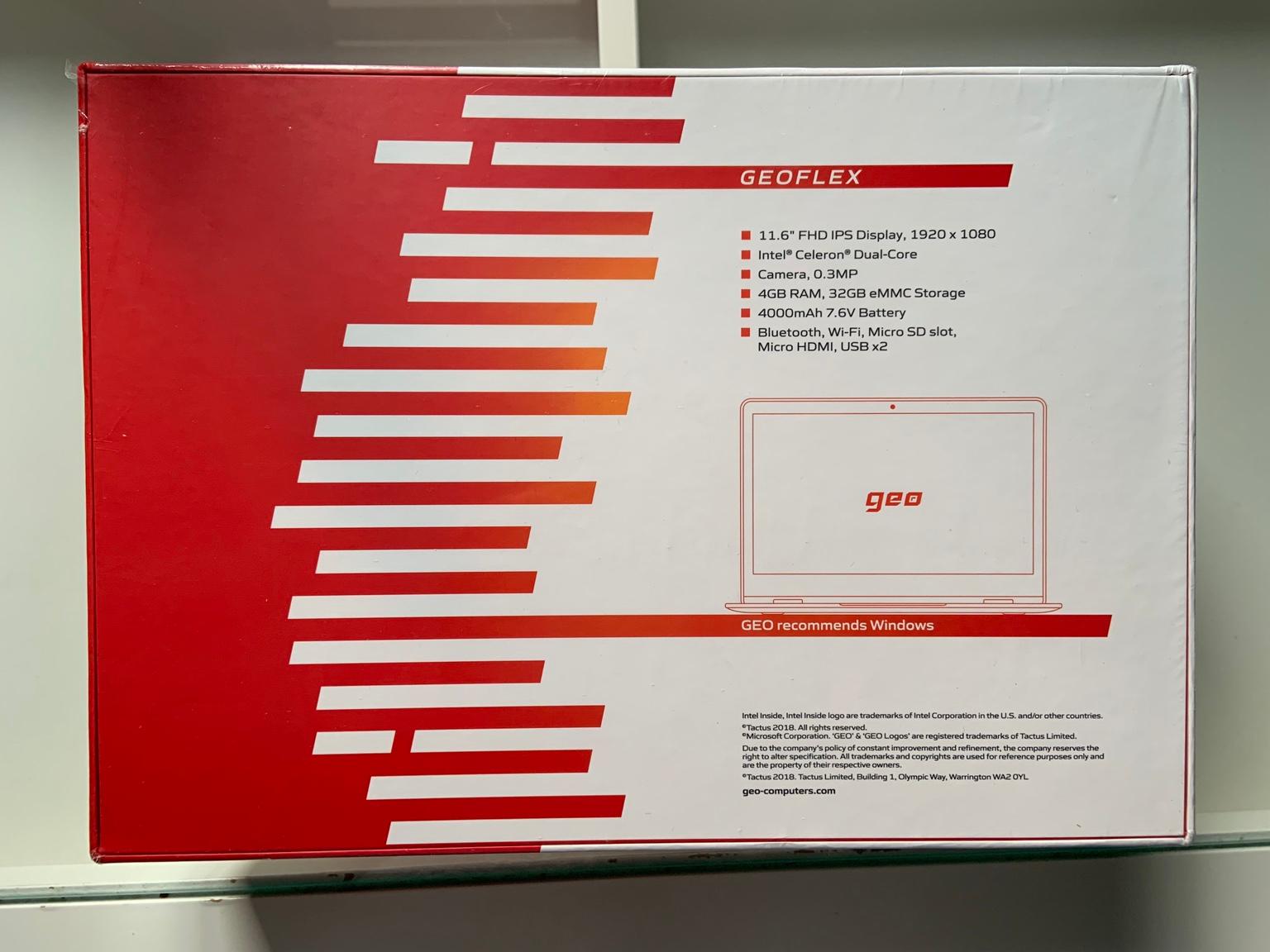 Windows 10 GEO Flex 11.6" Laptop / Tablet in B32 Birmingham for £120.00