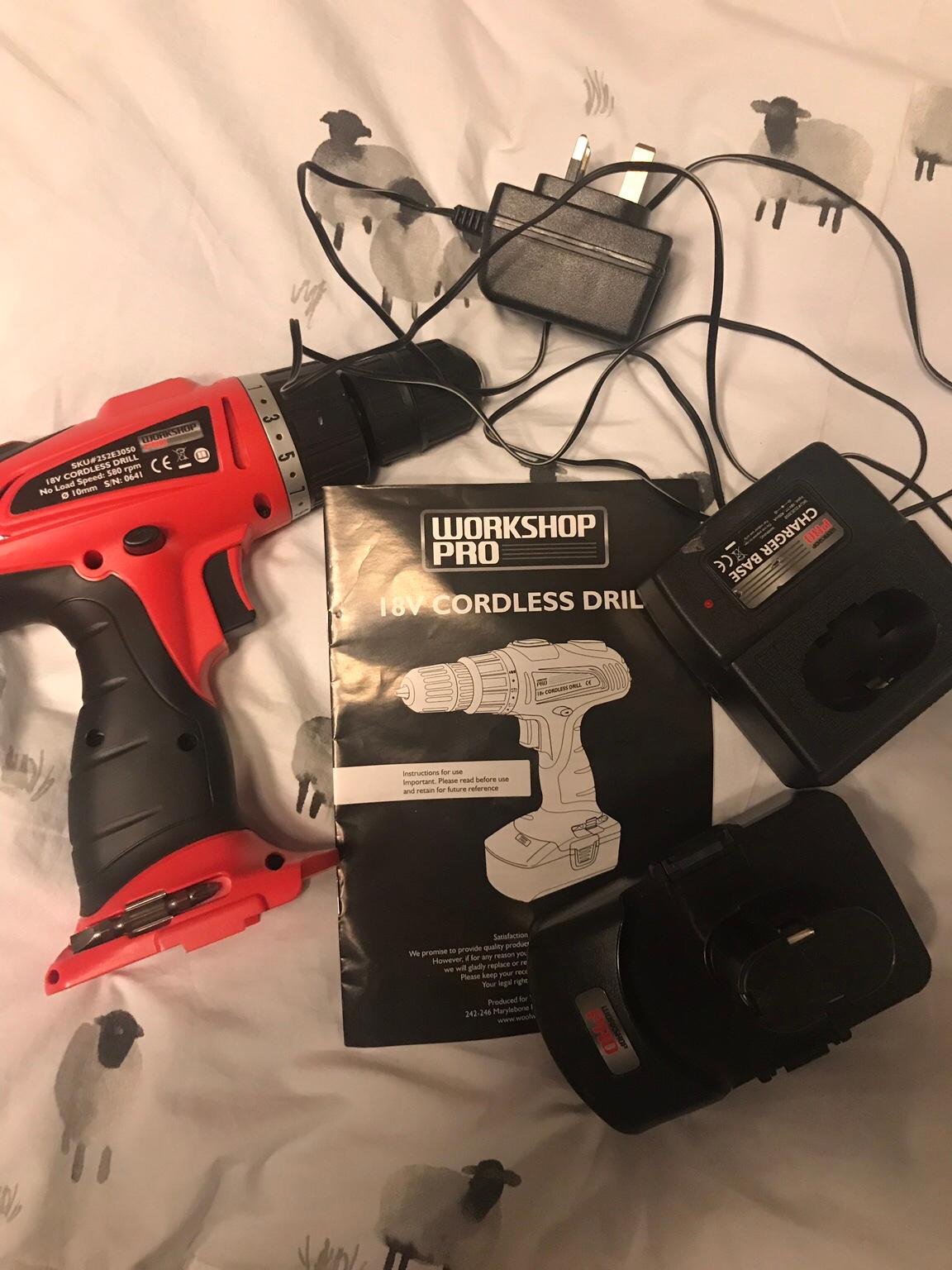 Workshop Pro cordless drill in W14 London for 10.00 for sale Shpock