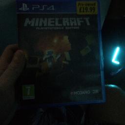 Minecraft PS4 hardly used was £20 selling for £10