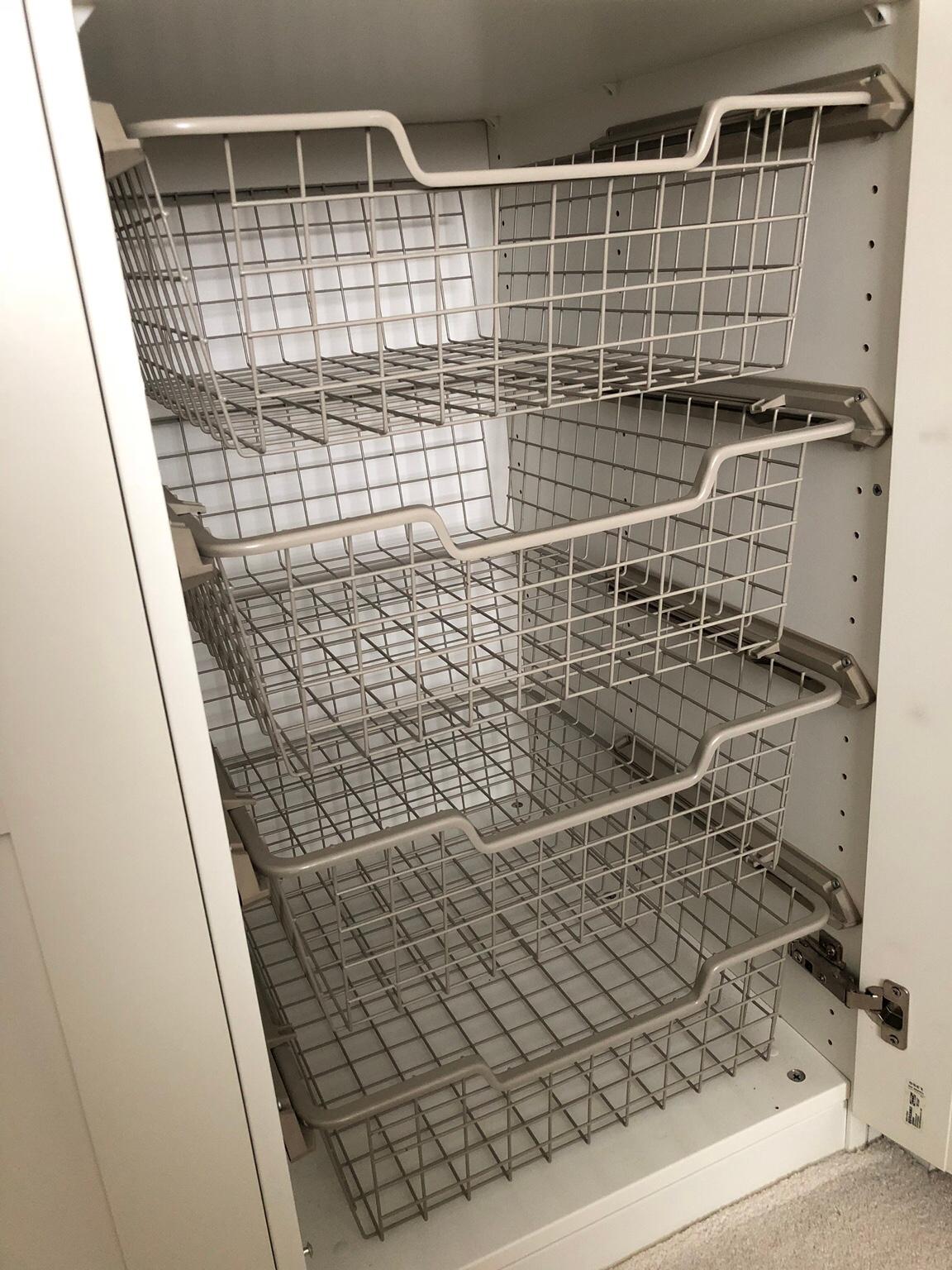 Ikea Komplement Wardrobe Baskets x4 in SE12 Greenwich for £20.00 for sale Shpock