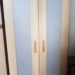 Ikea beech effect wardrobe, good used condition.

measure

81cm wide
51cm deep
180 cm high

Collection only from Woodlesford.

Any questions please ask.