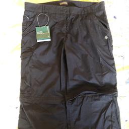 Brand new with tags. Solar dry fabric. Convertible into shorts. Size 14 but small fitting - more like 12.
