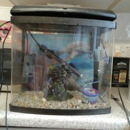 fish tank full set up with heater filter and pump can deliver locally for fuel cost