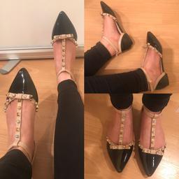 Valarie flats NOW ONLY £10.00
Was £19.99
Colours available are:
Black 
Nude

WHILE STOCKS LAST

#bb